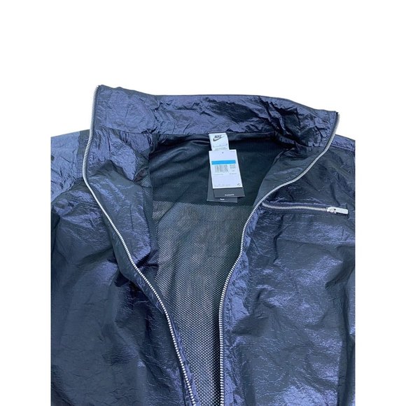Nike Circa Black Rain Repellent Men’s Jacket Size Medium NWT Vented Zip - Picture 6 of 15